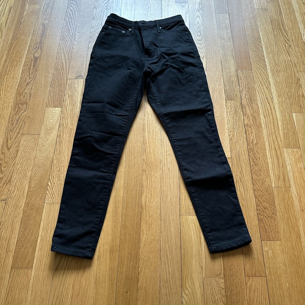 NWT Banana Republic High Rise Skinny black jeans